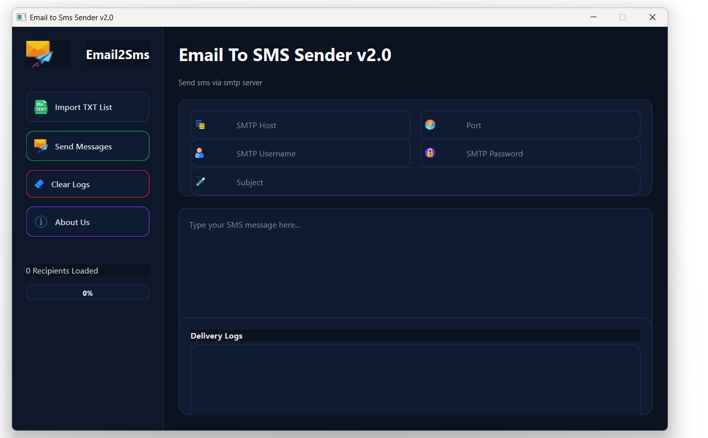 Email To Sms Sender